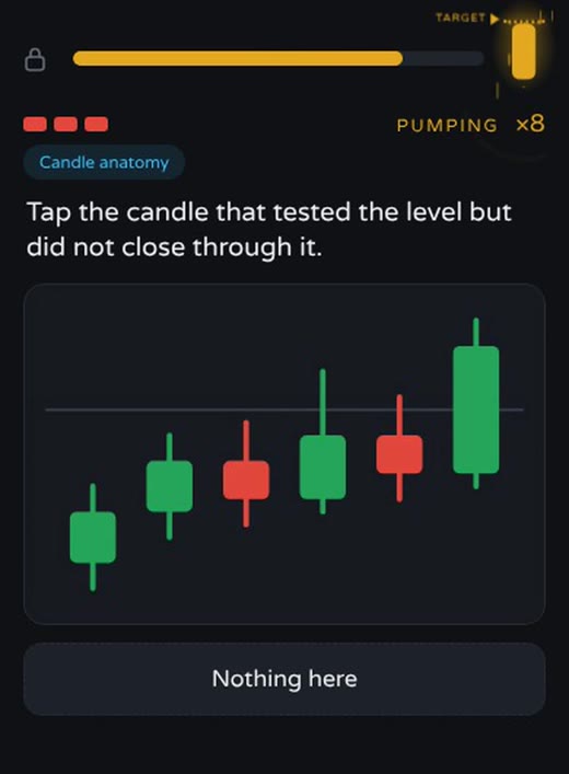 A harder Wickfy question with the combo bar filling gold at eight in a row