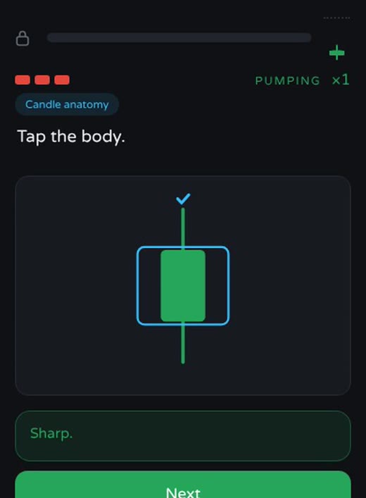 A Wickfy question in the candle anatomy level: tap the body