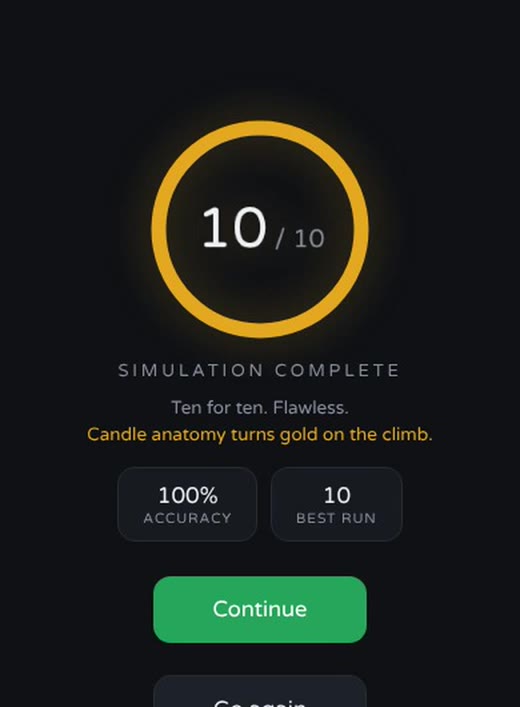 Simulation complete, ten out of ten, flawless